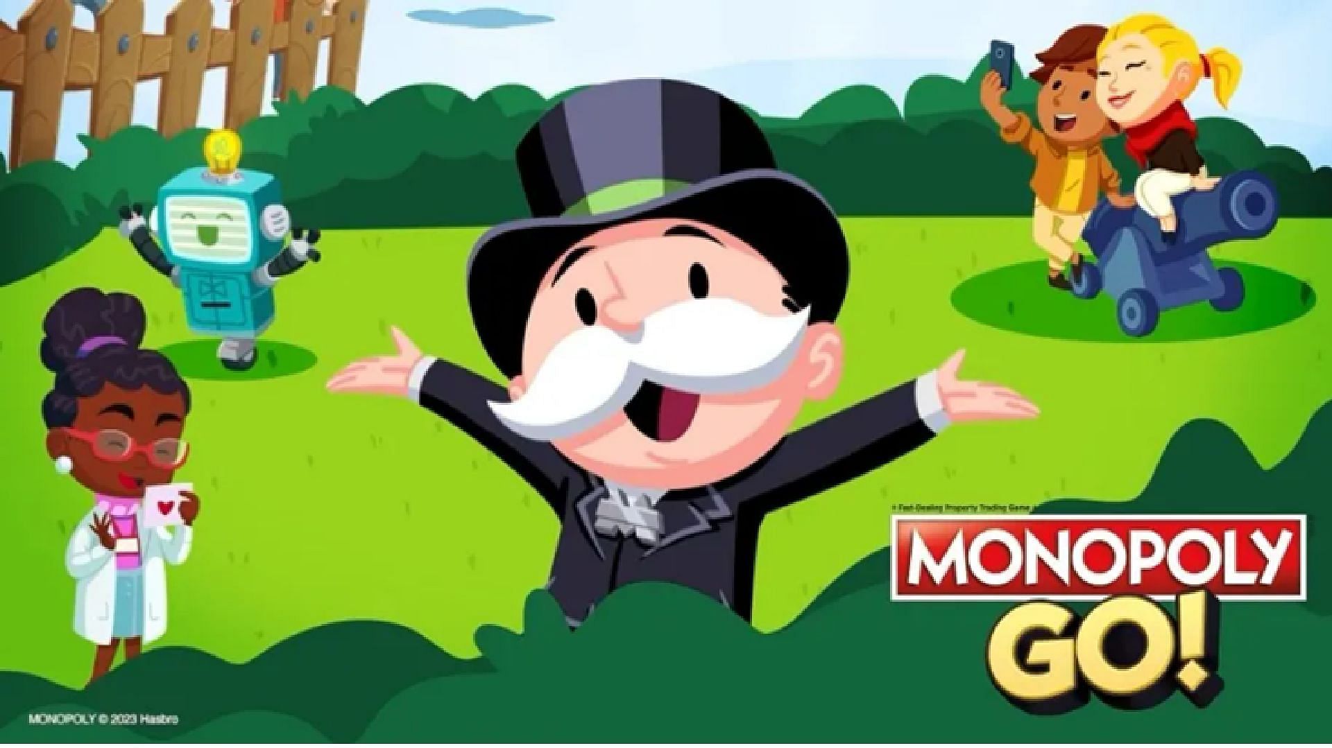 Mr Monopoly is inviting tycoons to play the Roll Treasures Dig event (Image via Scopely)