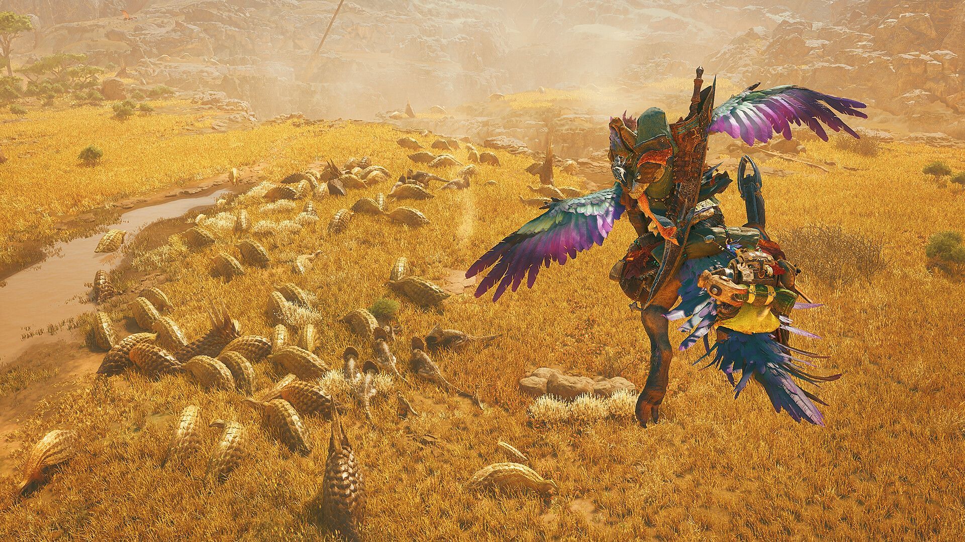 A still from Monster Hunter Wilds