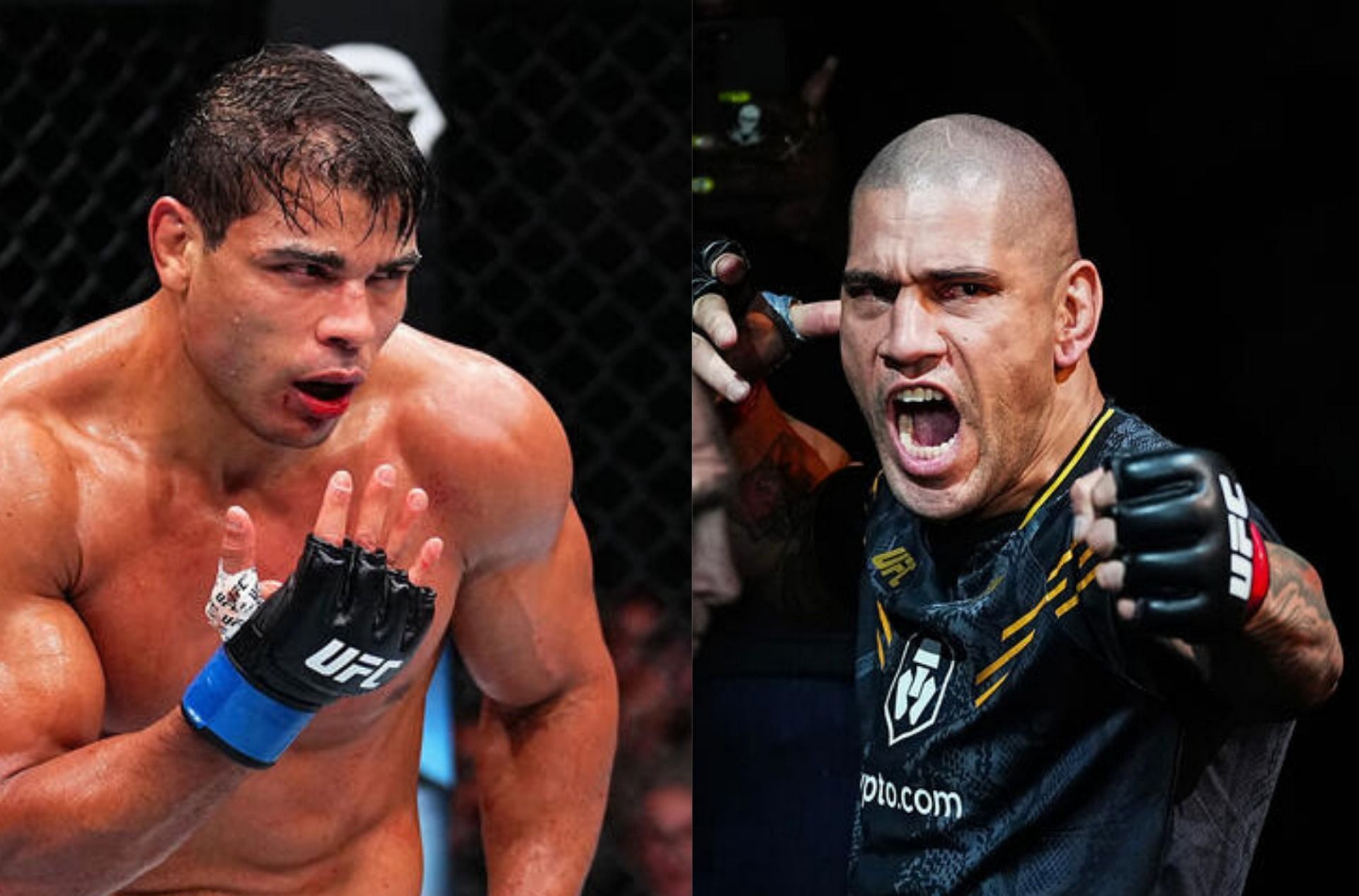 Within a social media thread centered on Alex Pereira (right) and Daniel Cormier, Paulo Costa (left) has initiated a public confrontation with veteran UFC middleweight [Image source: ufc.com]