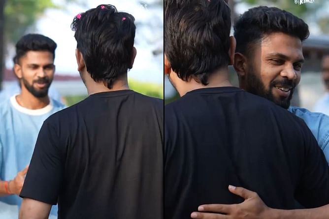 MS Dhoni shares a warm hug with Ruturaj Gaikwad after joining CSK camp ahead of IPL 2025 [Watch]