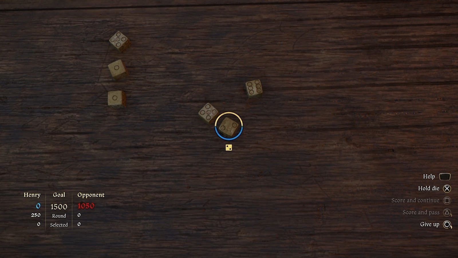 The game of dice in KCD2 requires a lot of practise (Image via Deep Silver)