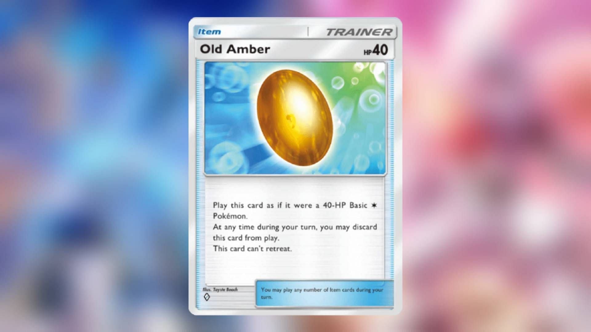 The Old Amber is one of the most notorious fossils in the franchise, housing the terrifying Aerodactyl (Image via The Pokemon Company)