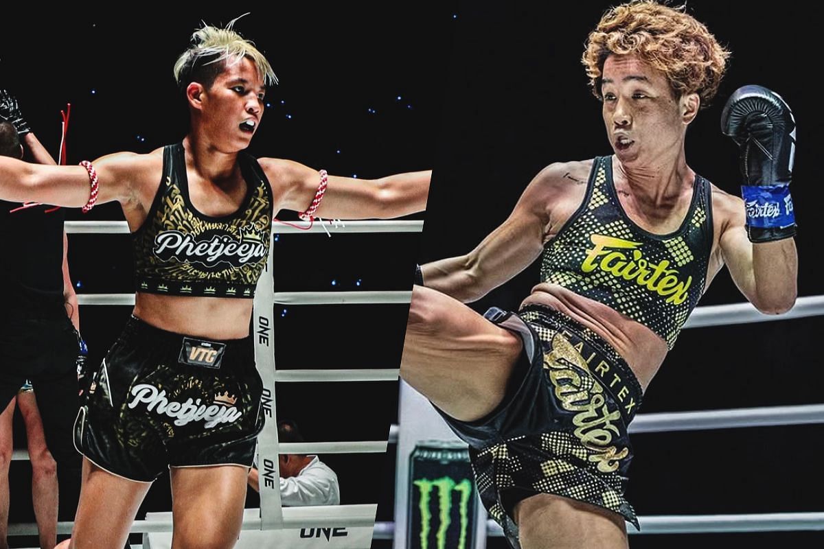 Phetjeeja (left) Kana (right) [Photos via: ONE Championship]