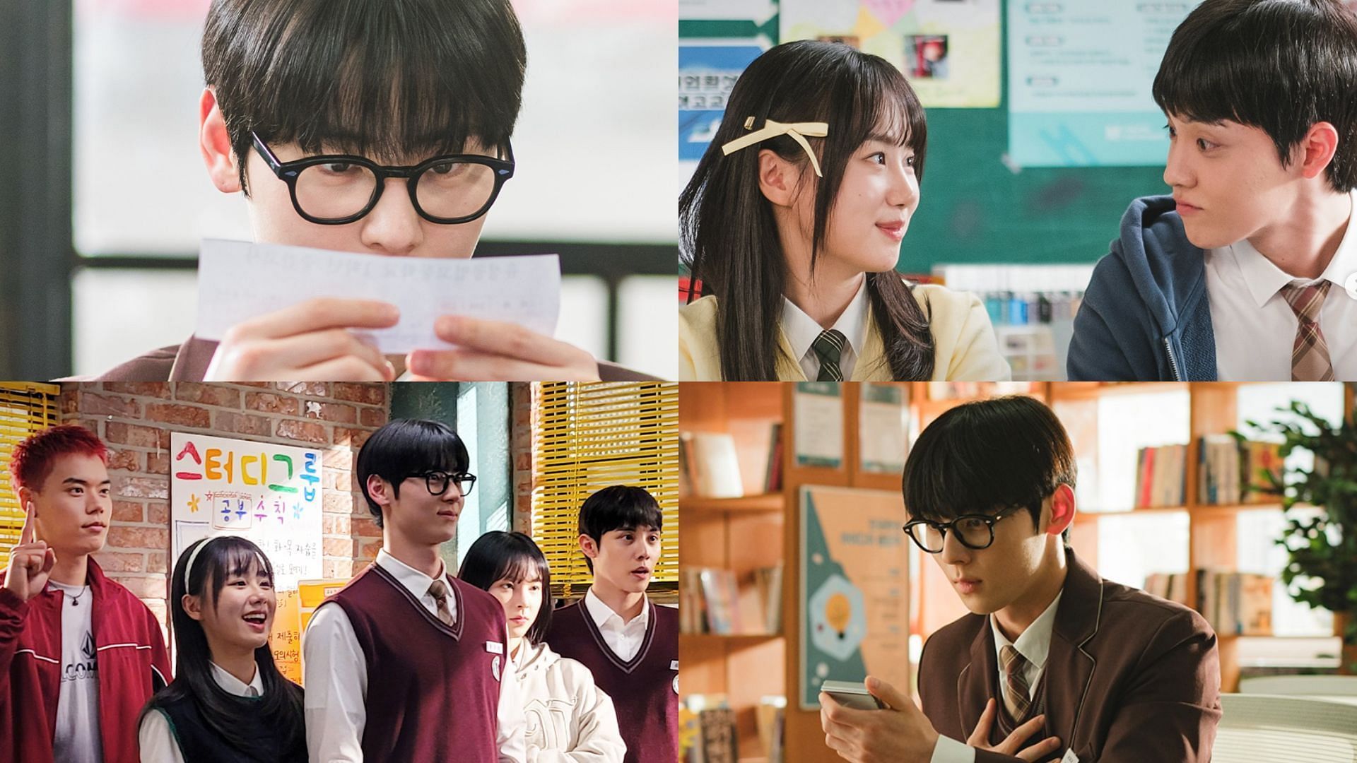 Study Group starring Hwang Min-hyun may get renewed for Season 2. (Images via Instagram/@tving.official)