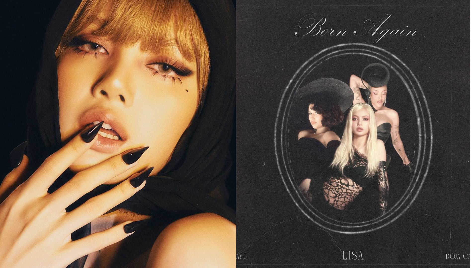 Lisa unveiled the cover of her upcoming single, Born Again featuring Doja Cat (Image Via Instagram@lalalalisa_m)