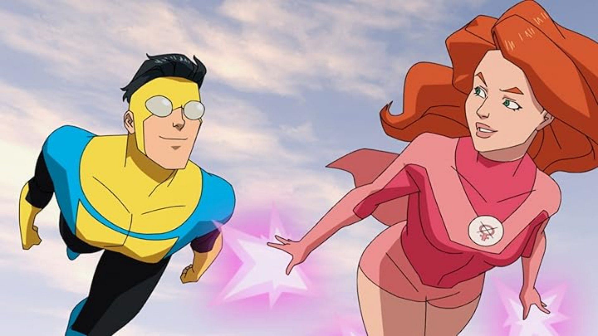 An image of Mark and Atom Eve from the animated series Invincible (Image via Prime Video)