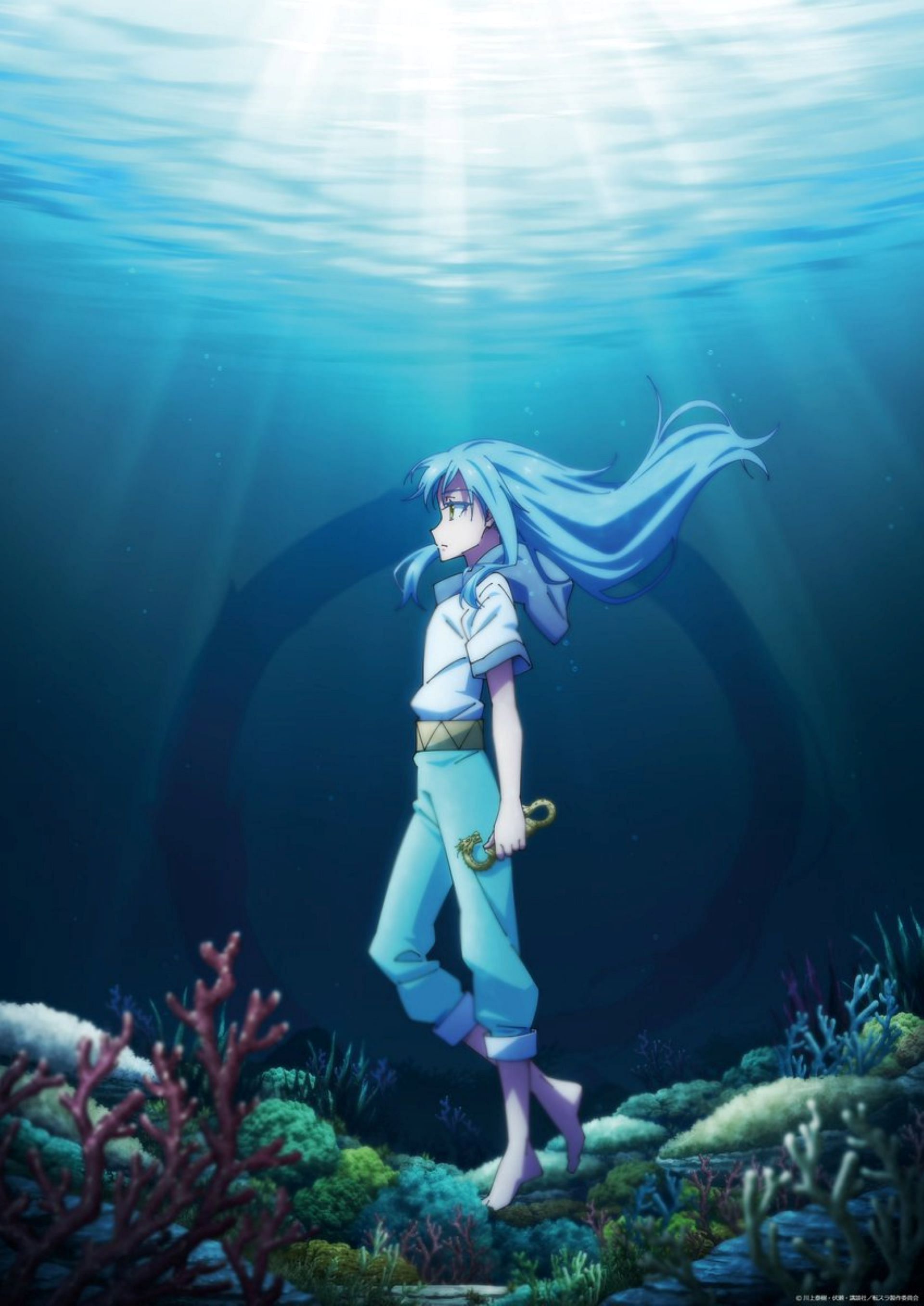 The teaser visual for That Time I Got Reincarnated as a Slime the Movie: Tears of the Blue Sea arc (Image via 8Bit)