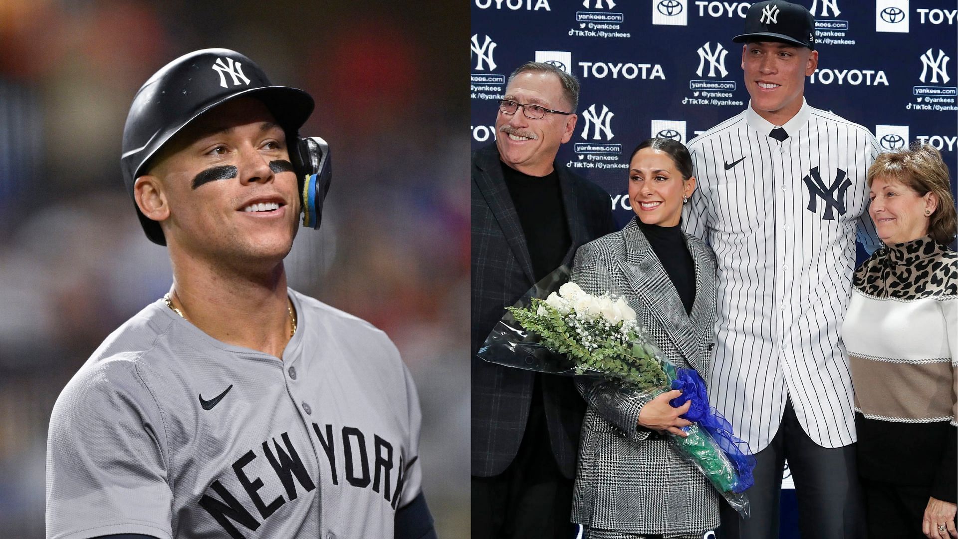 Samantha and Aaron Judge have welcomed their first child together (Photo Source: IMAGN)