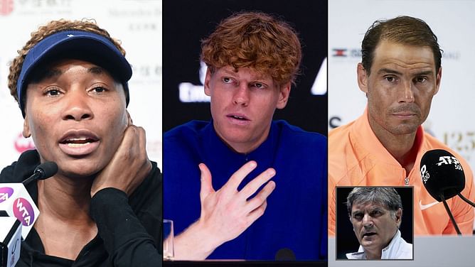 Tennis News Today: Venus Williams addresses Indian Wells controversy; Rafael Nadal's uncle Toni furious about Jannik Sinner's ban, and more