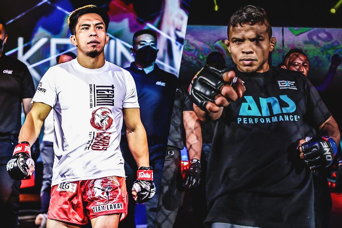 Kevin Belingon (left), Bibiano Fernandes (right) [Photo via ONE Championship]