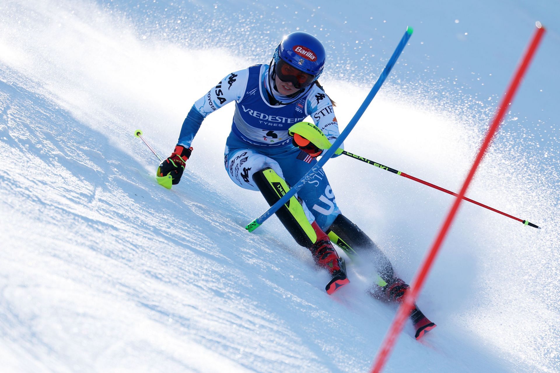 Mikaela Shiffrin at the Audi FIS Alpine World Ski Championships - Women&#039;s Slalom - Source: Getty