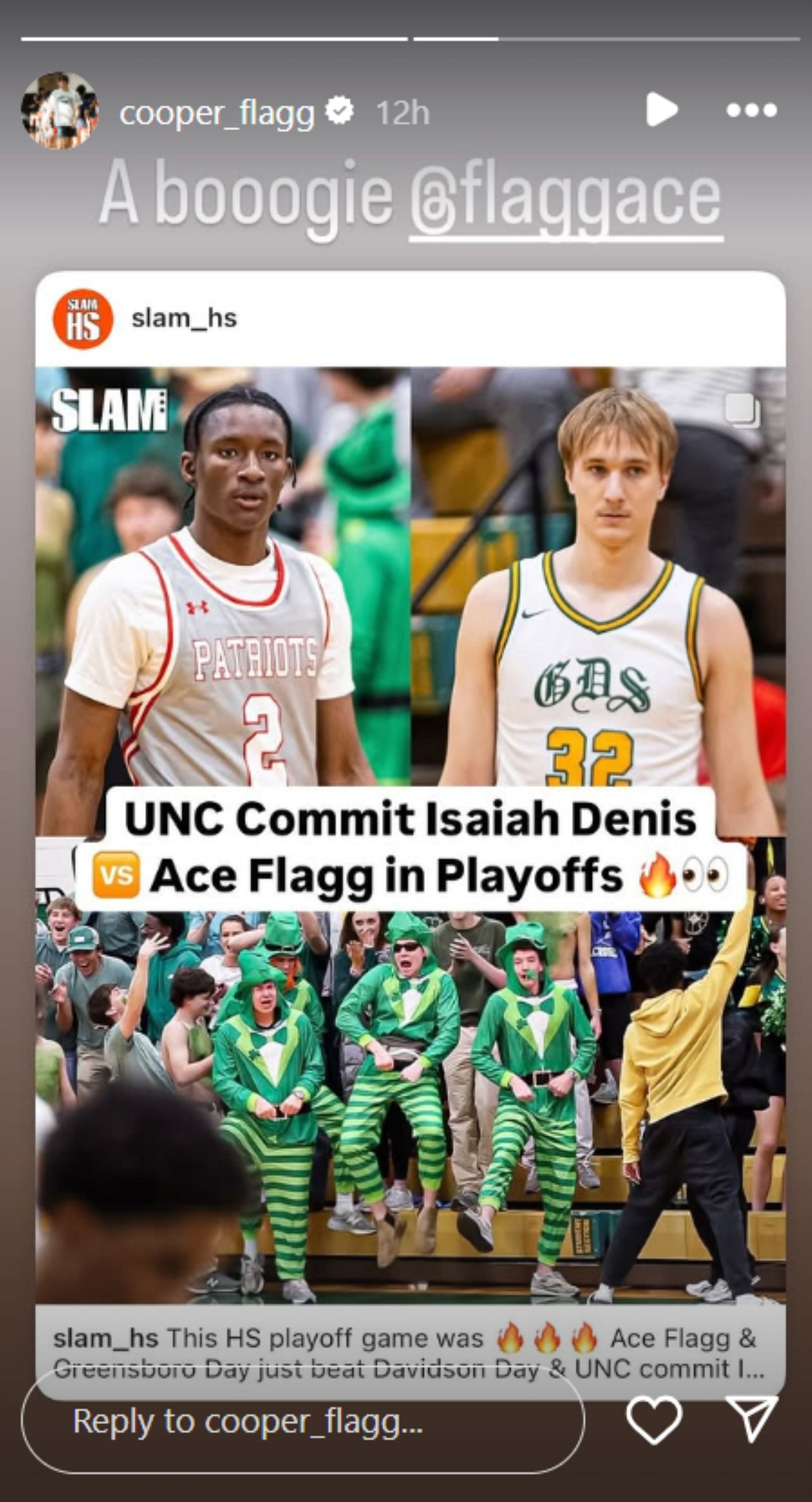 No. 1 NBA Draft prospect Cooper Flagg shares 2-word reaction as brother Ace Flagg secures Playoff Win