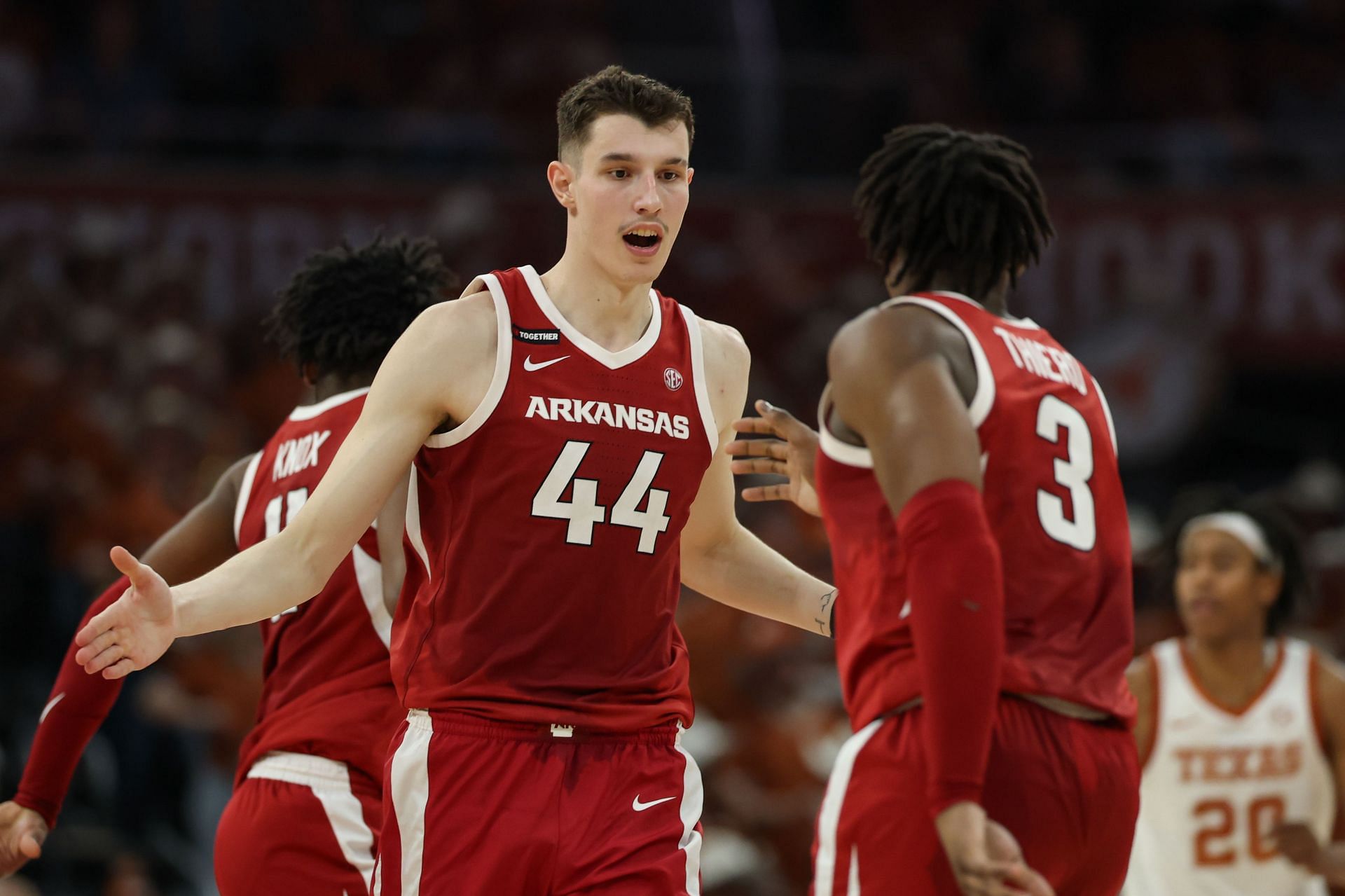 COLLEGE BASKETBALL: FEB 05 Arkansas at Texas - Source: Getty