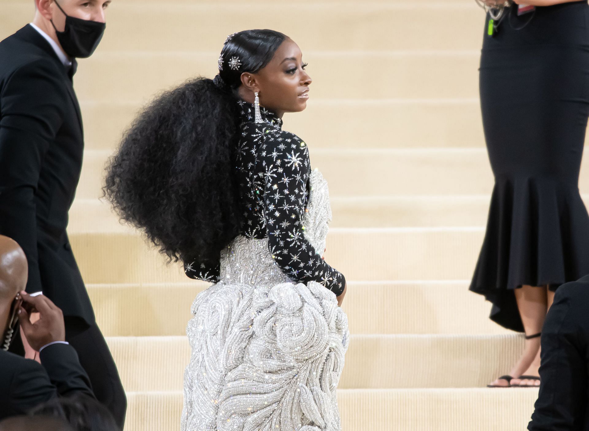 Simone Biles at the 2021 Met Gala ( Source: Getty )