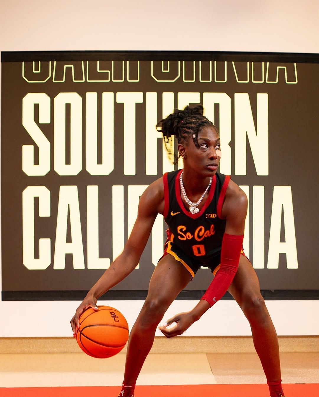 IN PHOTOS: 5-star PF Oliviyah Edwards shares moments from her visit to Lindsay Gottlieb and the USC Trojans (Image: IG/o_mazing21)