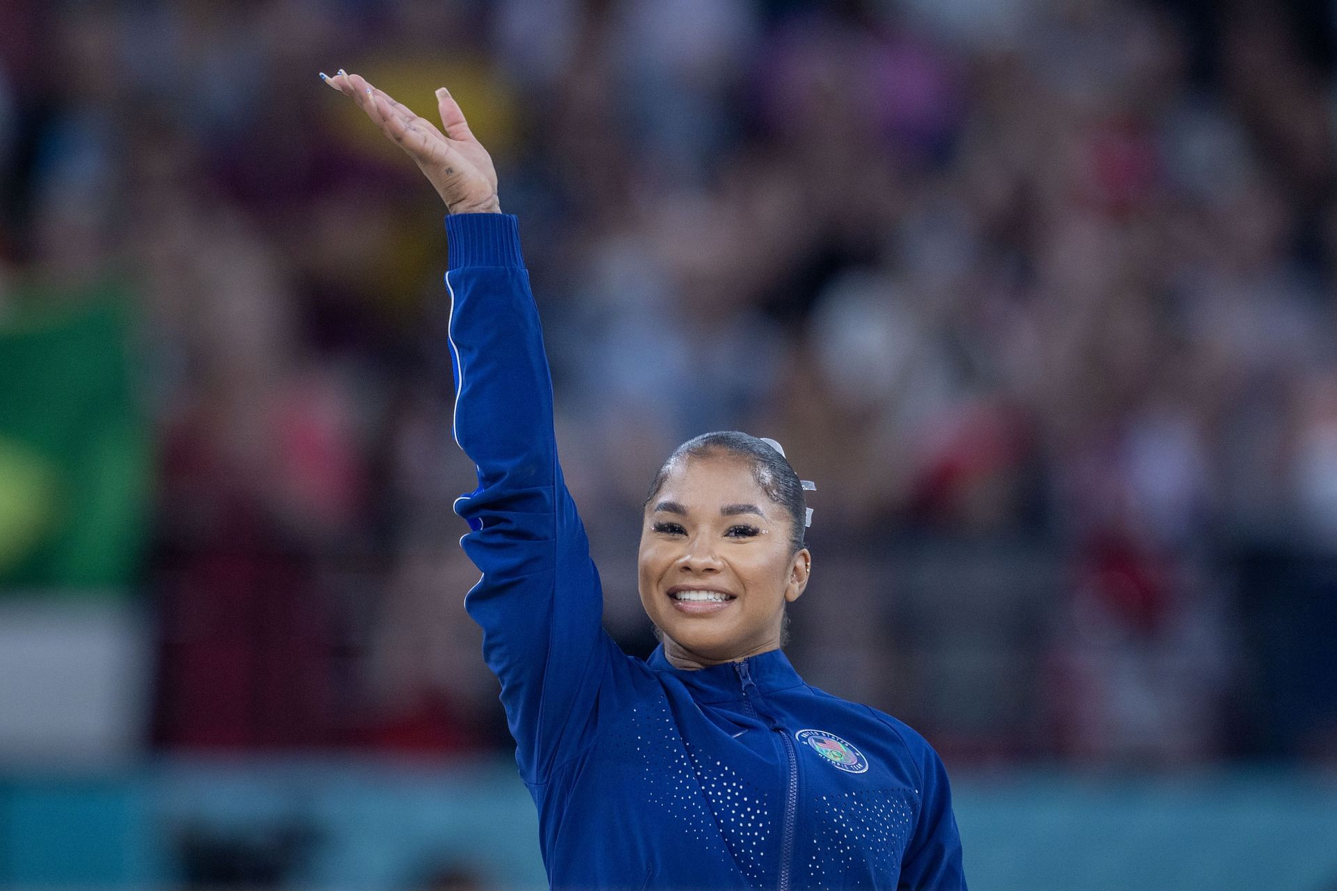 Jordan Chiles during the Paris 2024 Summer Olympics 2024 in France. (Photo via Getty Images)