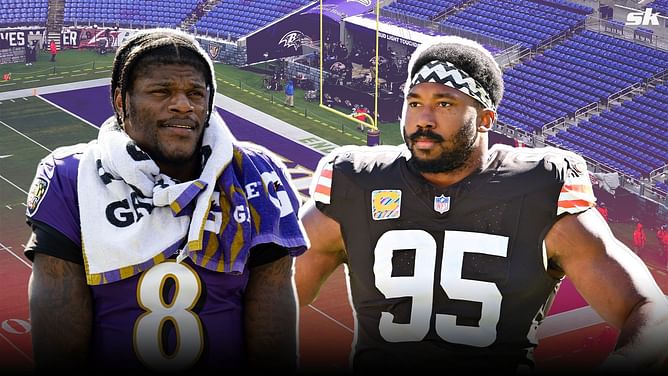 Lamar Jackson pushes Myles Garrett to Ravens narrative in reshared post after Browns star's bombshell trade request