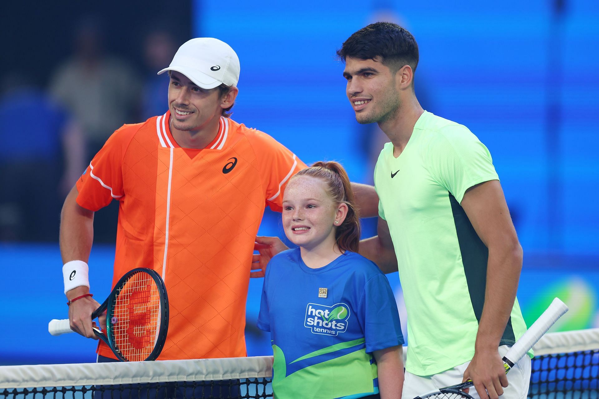 Alex de Minaur and Carlos Alcaraz - Source: Getty