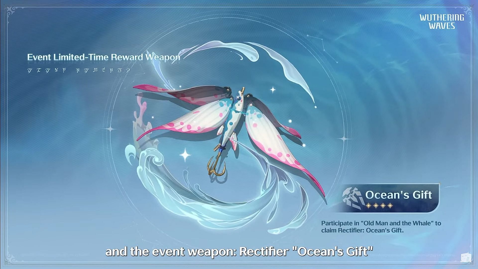 New event weapon - Ocean&#039;s Gift (Image via Kuro Games)