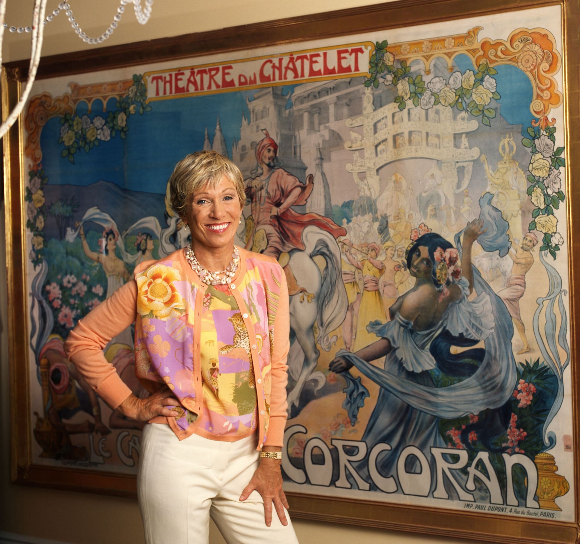 Barbara Corcoran With Le Capitaine Corcoran Artwork - Source: Getty