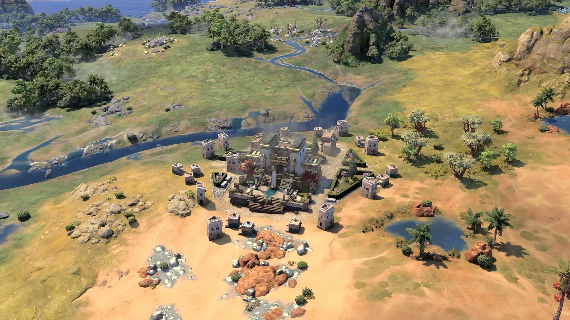 Improve Tiles in Civilization 7 to get additional resources (Image via 2K Games)