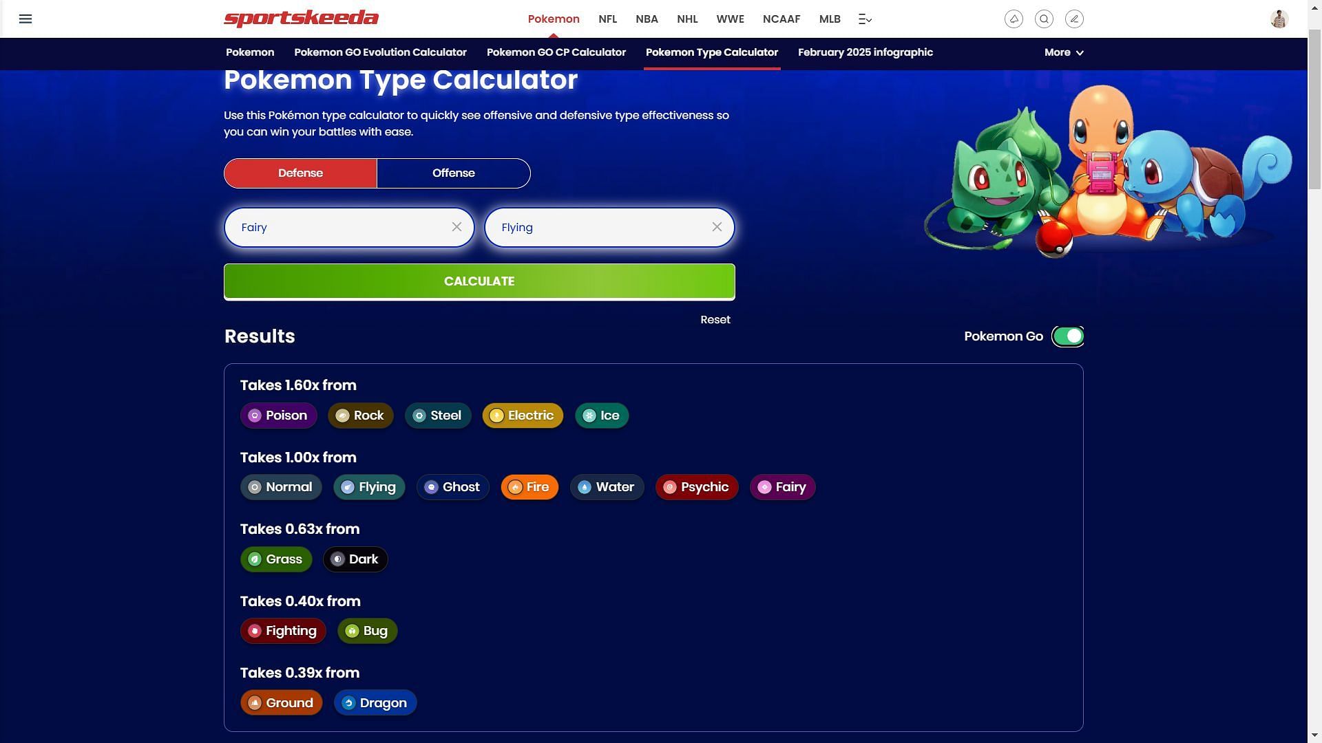 Enamorus Incarnate Forme&#039;s type matchups (Image via Sportskeeda)