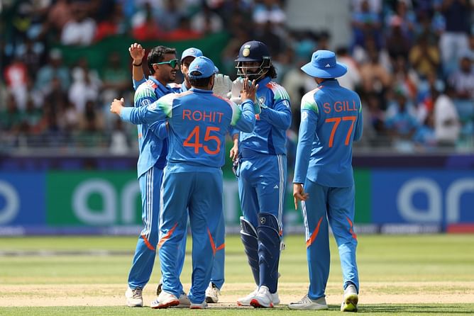 Axar Patel takes 2 wickets in 2 balls in identical fashion in IND vs BAN 2025 Champions Trophy [Watch]