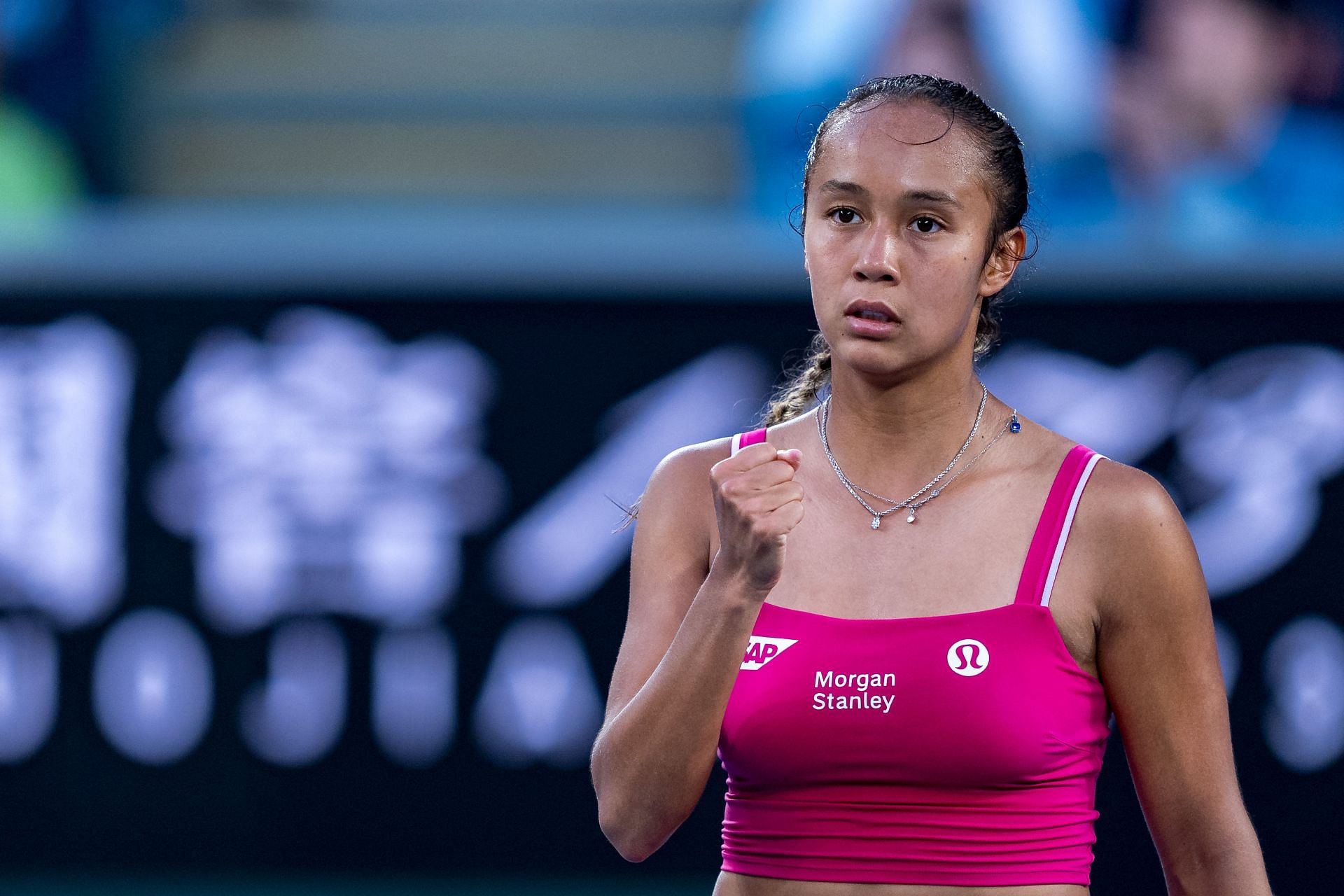 Leylah Fernandez at the 2025 Australian Open (Source: Getty)