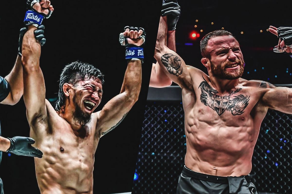 Lito Adiwang and Jarred Brooks - Photo by ONE Championship