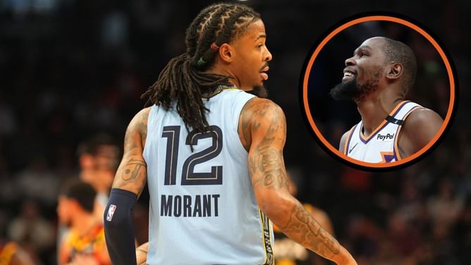 "That's not his game" - Kevin Durant's alleged trash talk to Ja Morant leaked on milestone night