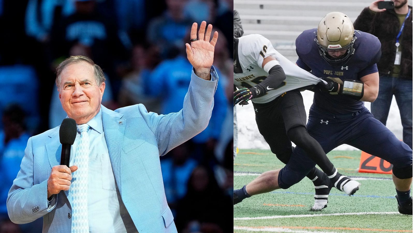 New UNC coach Bill Belichick is adding more standouts including LB prospect Tyler Houser. (Photo Credit: IMAGN)