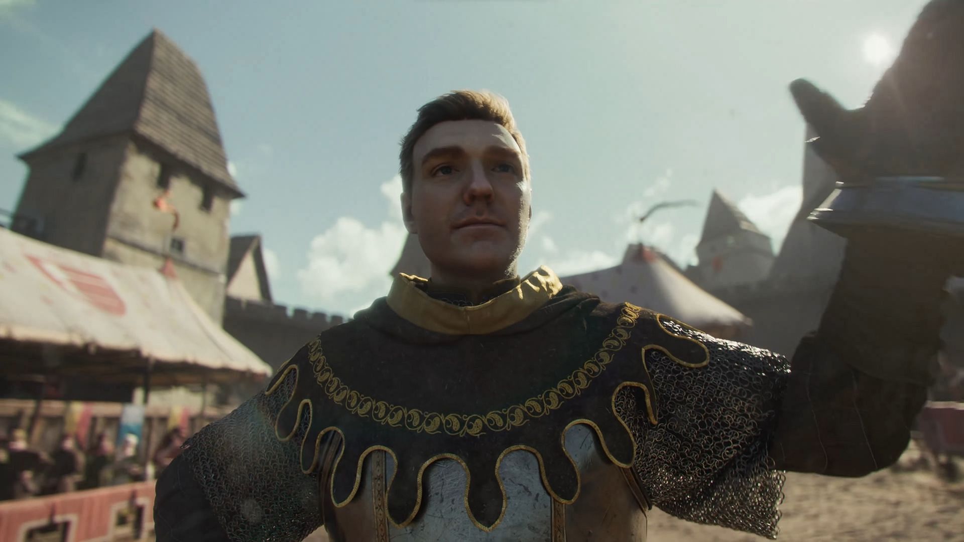 Henry from the official CGI Trailer in KCD2 (Image via Deep Silver)