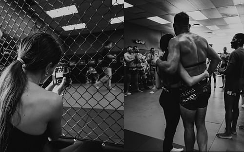 Dricus du Plessis' fiancee shares a beautiful post for him after UFC 312 win. [Images courtesy: @vasti_spiller on Instagram]