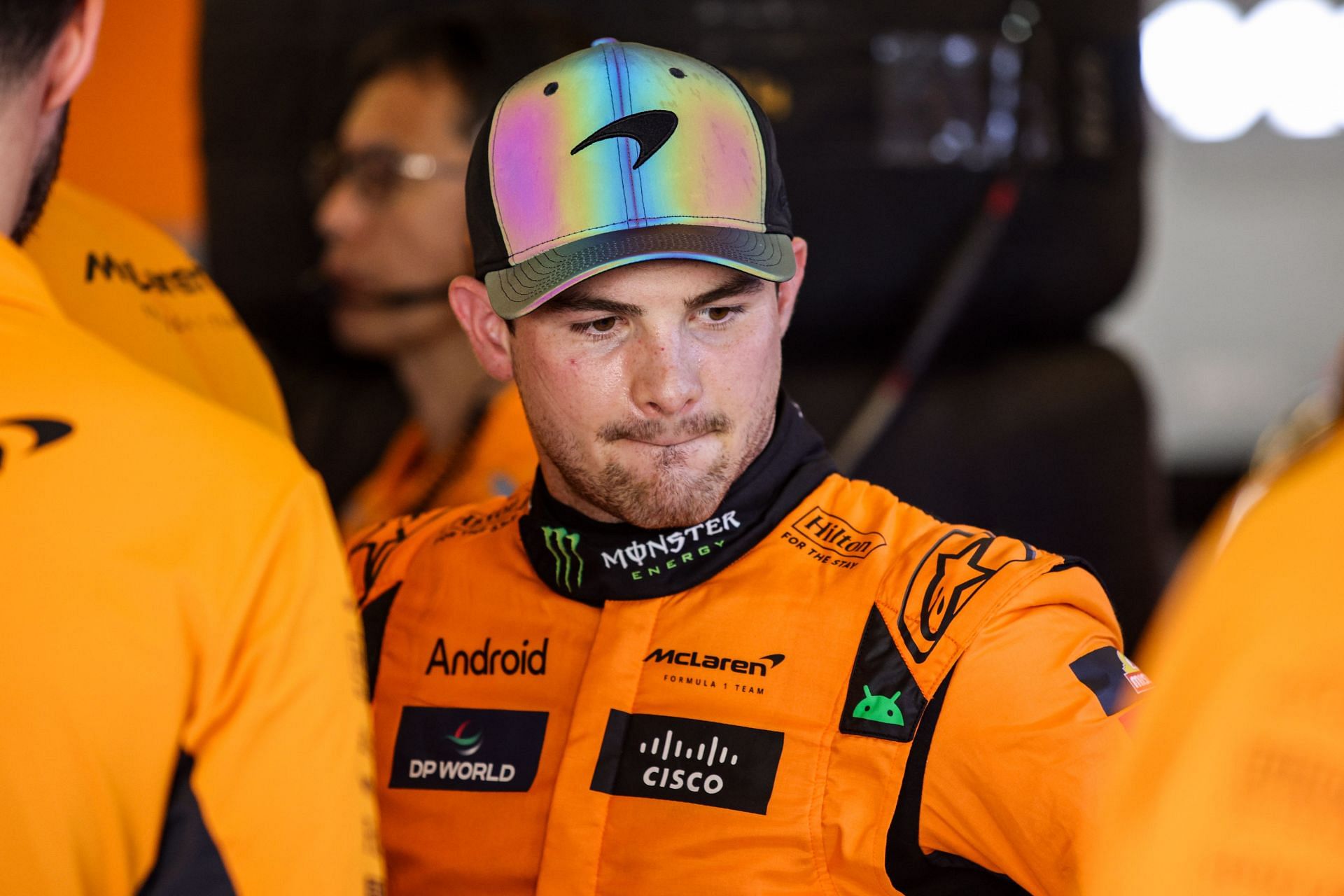 Pato O&#039;Ward at the Formula 1 Testing In Abu Dhabi - Source: Getty