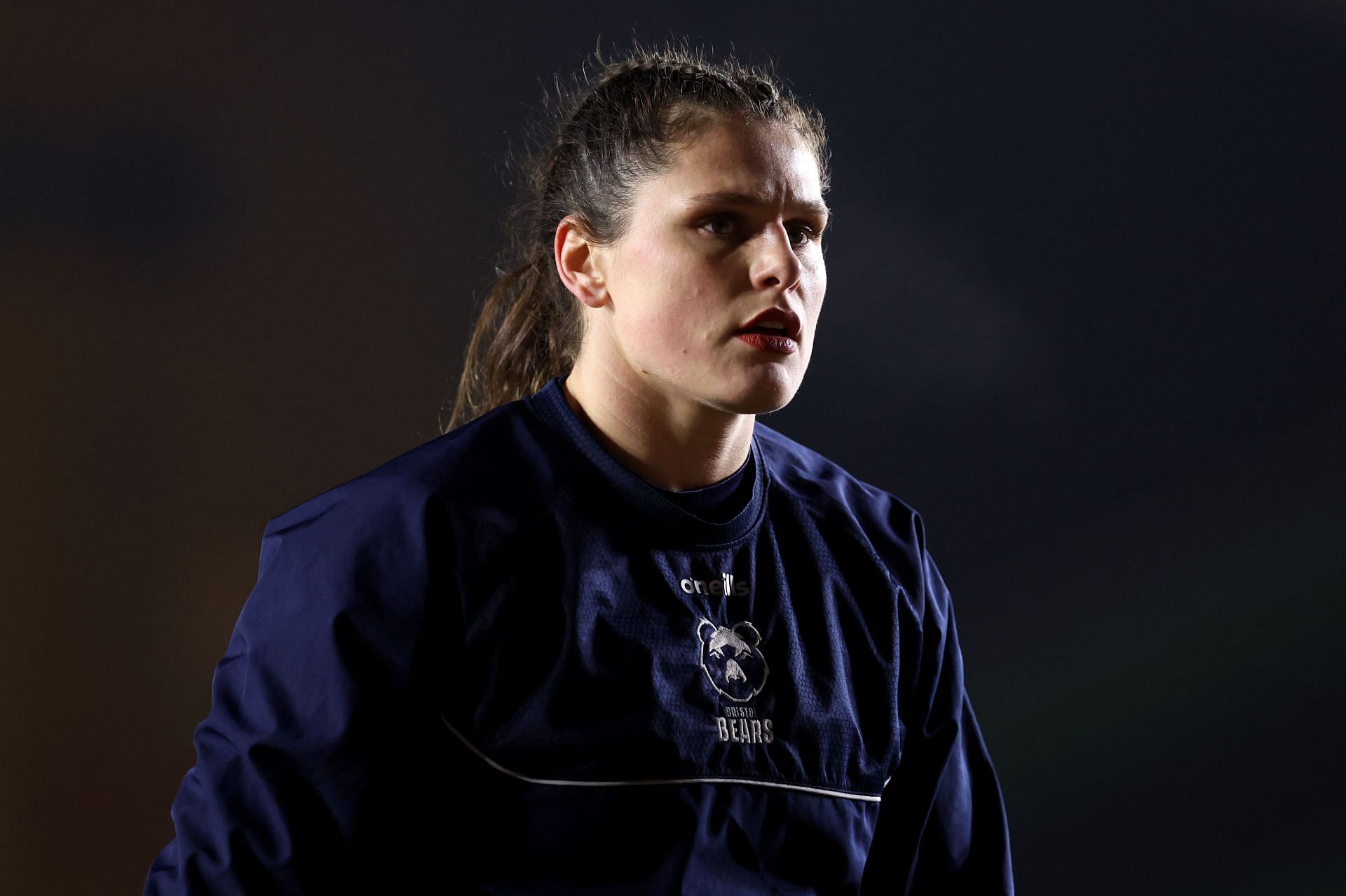 Maher looking on at the Harlequins v Bristol Bears match - Premiership Women&#039;s Rugby - (Source: Getty)