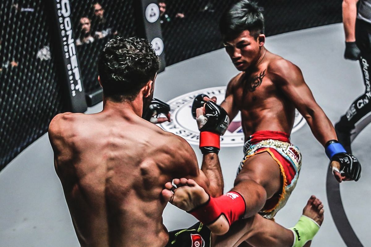 Rodtang thoroughly outclassed Fahdi Khaled in January 2019. [Photo via: ONE Championship]