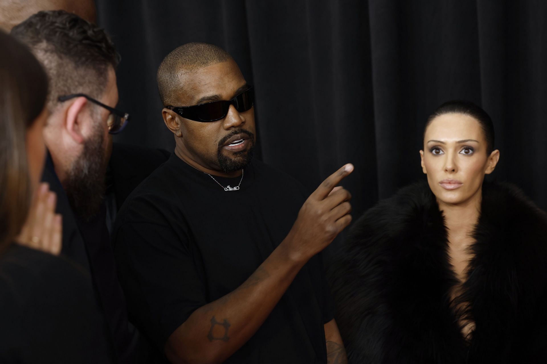            Kanye West and Bianca Censori at the 67th GRAMMY Awards on February 02, 2025 (Image via Getty)