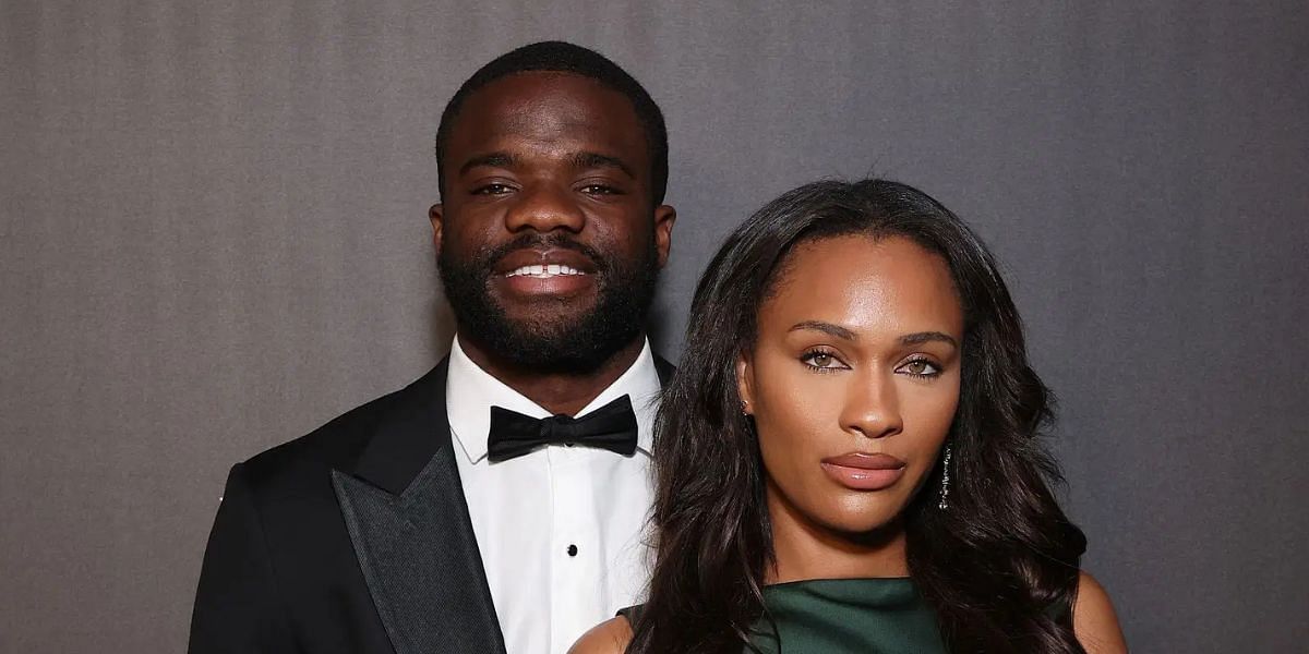 Frances Tiafoe (left) and Ayan Broomfield (right) attending the 2024 Laver Cup Opening Night Gala (Source: Getty)