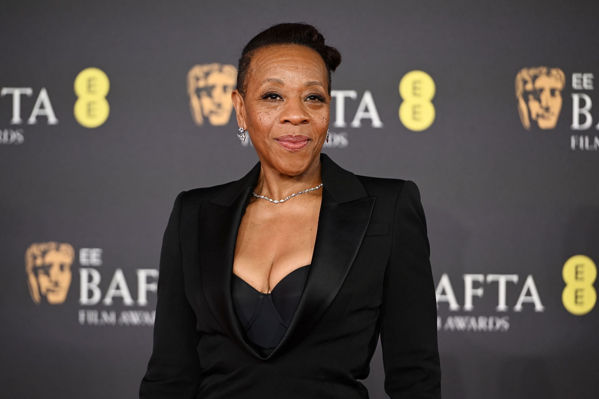 Marianne Jean-Baptiste attends the 2025 EE BAFTA Film Awards (Image via Getty)