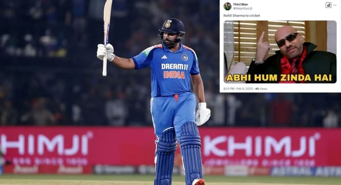 "Abhi hum zinda hain" - Fans react after Rohit Sharma returns to form with a brilliant century in IND vs ENG 2nd ODI 2025
