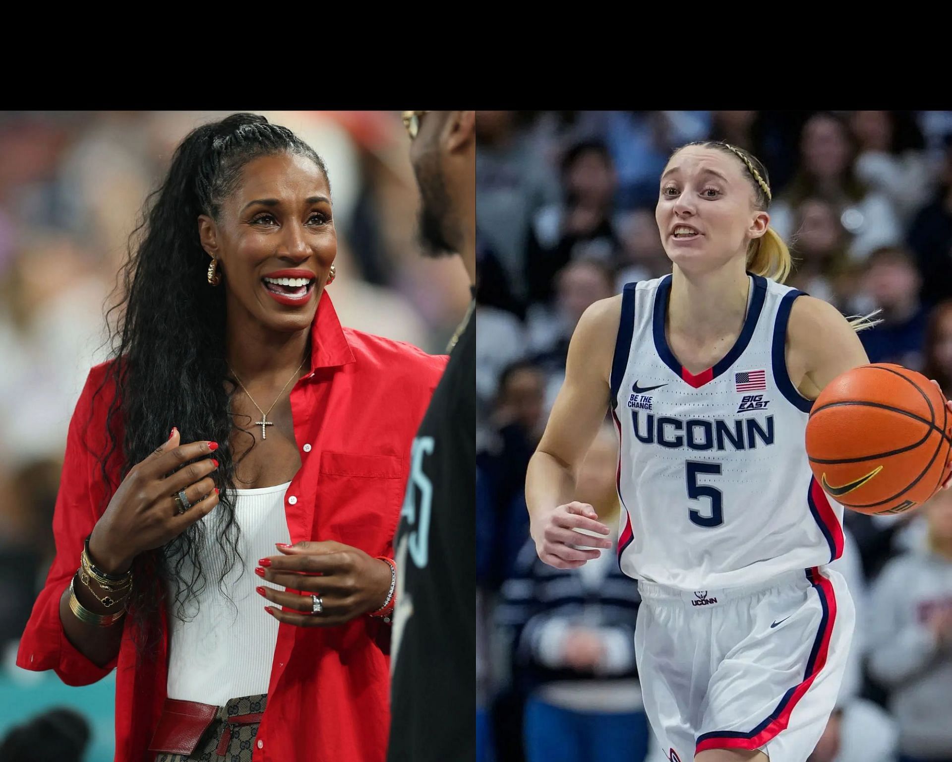 Lisa Leslie and Paige Bueckers (Image Sources: Getty)