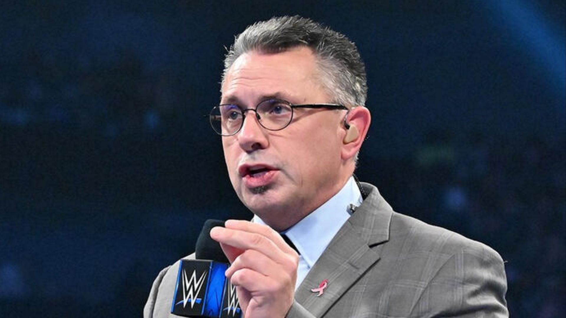 Michael Cole is a long-time WWE Commentator [Photo courtesy of WWE