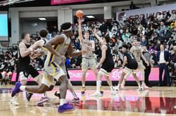 Kyrie Irving and Victor Wembanyama watch from the stands as Cooper Flagg's alma mater Montverde falls to Chris Cenac-led Link Academy