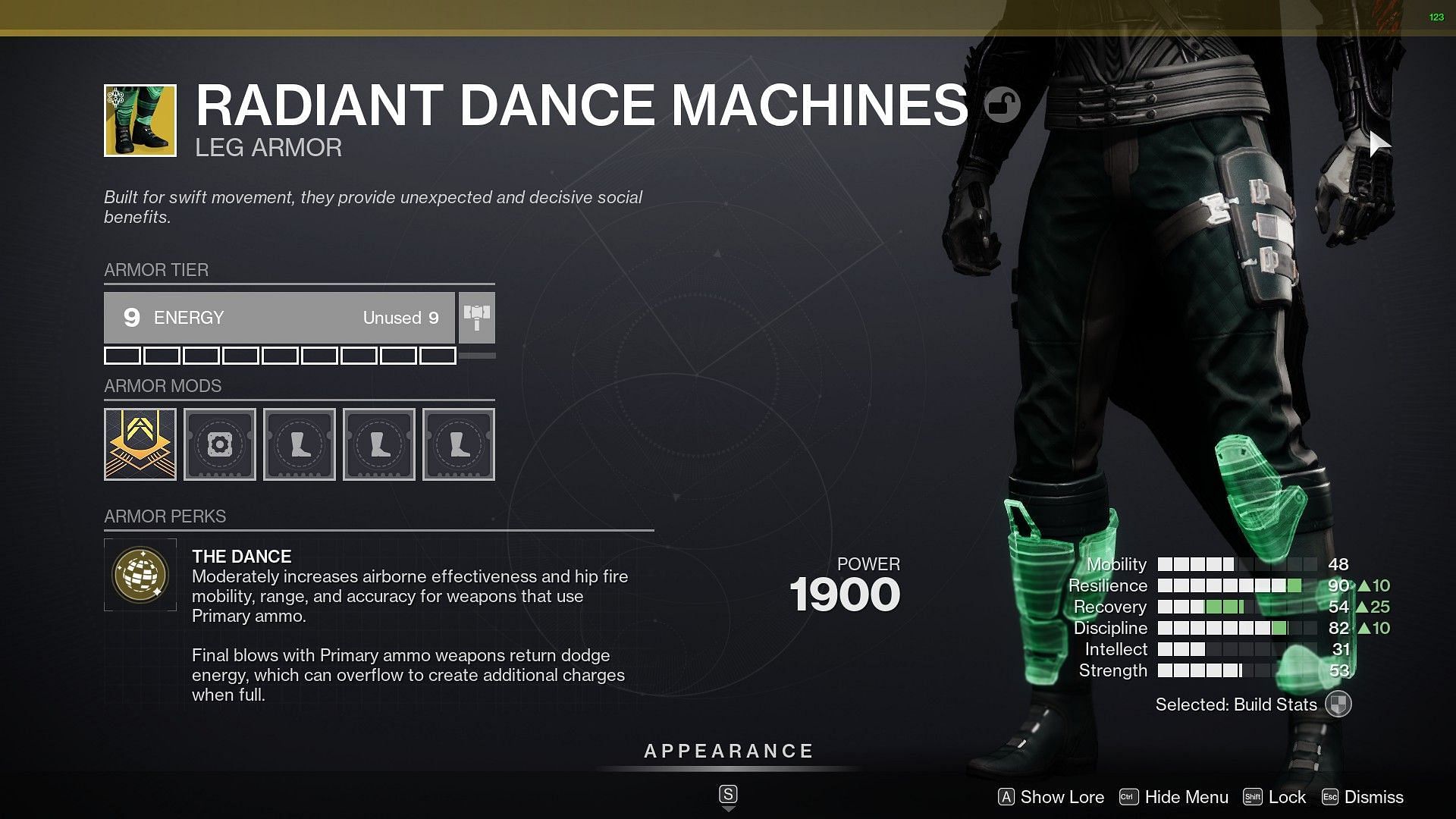 Radiant Dance Machines in Destiny 2 (Image via Bungie)