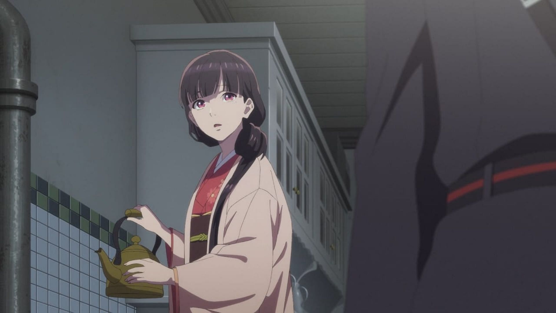 Miyo prepares tea (Image via Kinema Citrus)