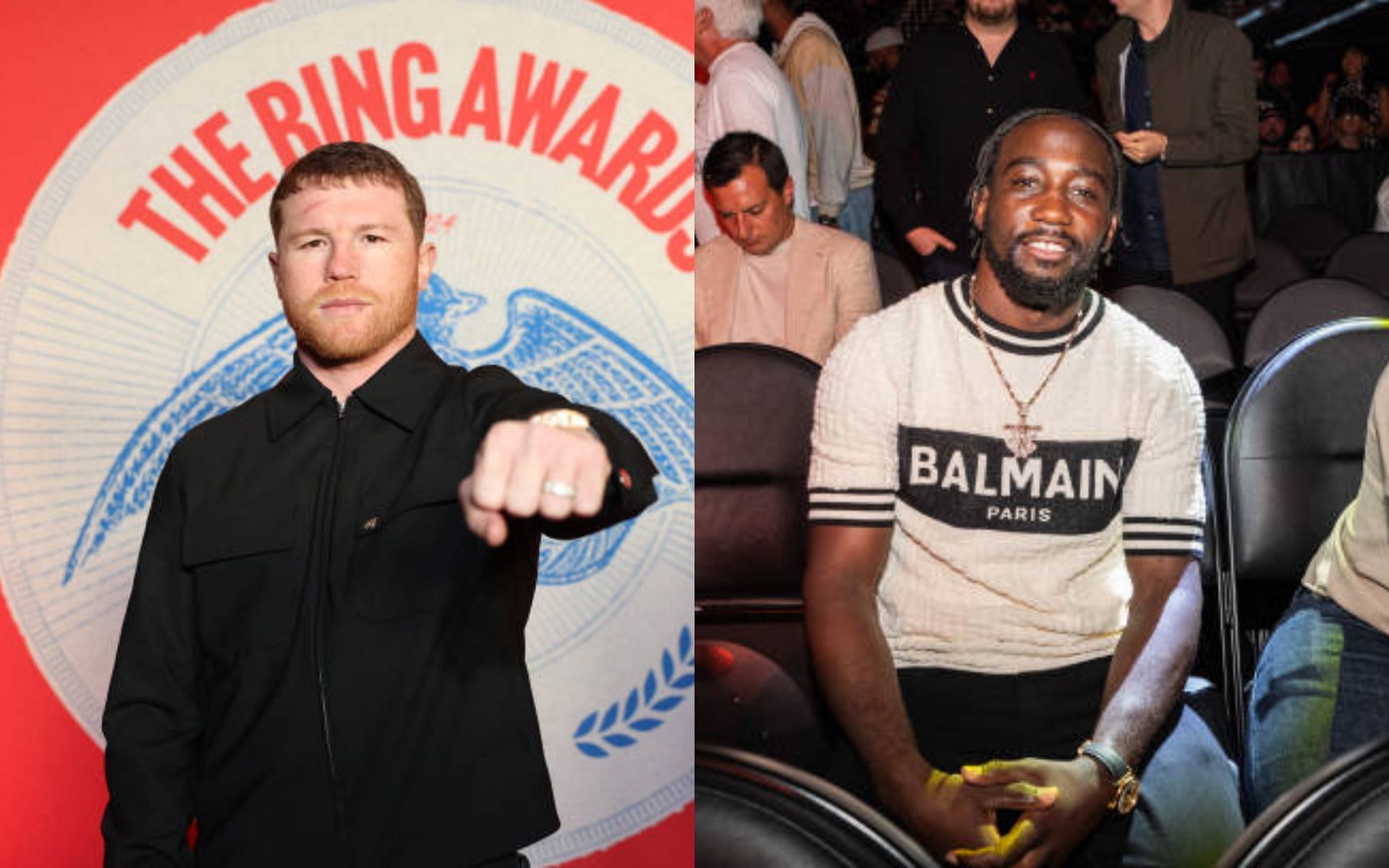 Canelo Alvarez (left) and Terence Crawford (right) reportedly set to clash [Image credits: Getty Images]