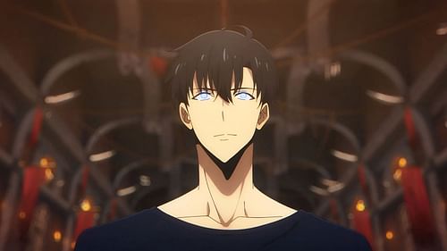 Sung Jinwoo as seen in the anime (Image via A-1 Pictures)