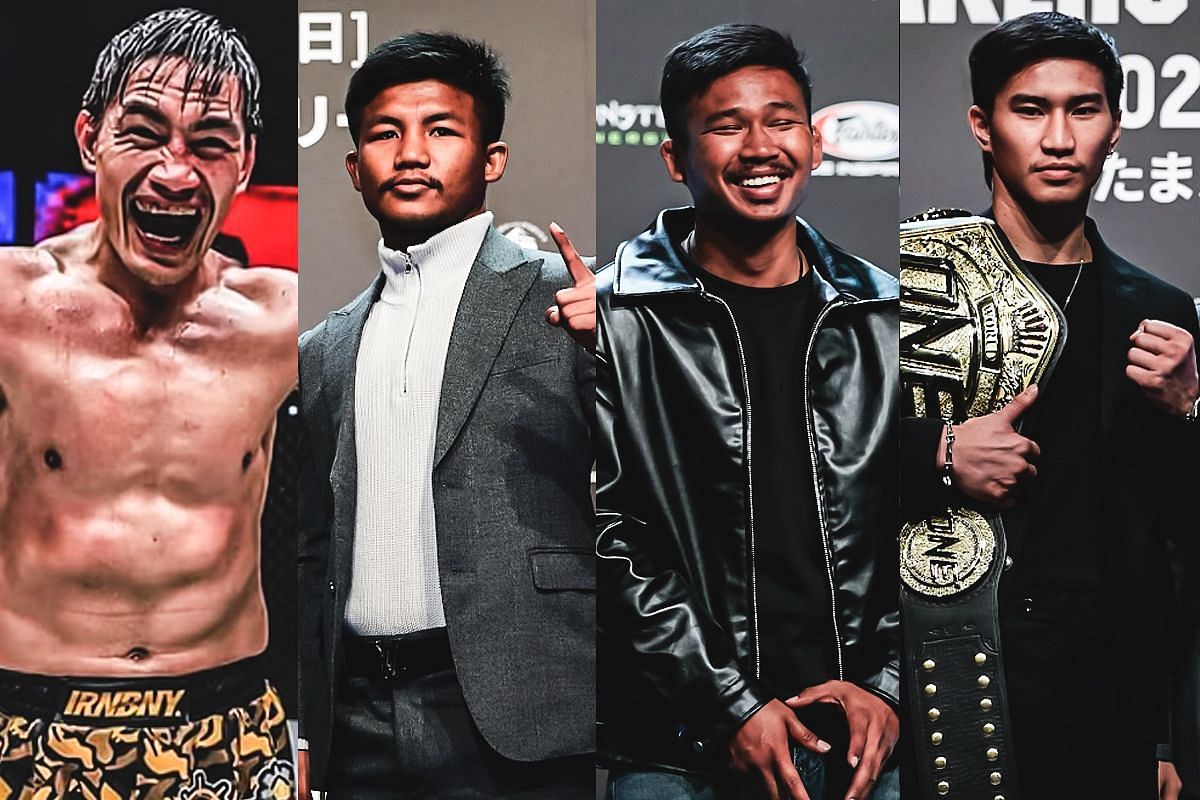 From left to right: Eduard Folayang, Rodtang, Superlek, Tawanchai | Image by ONE Championship