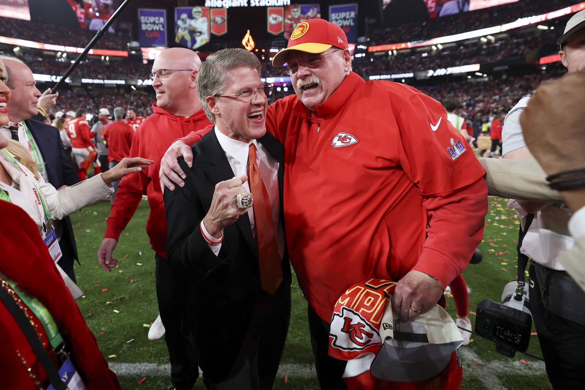 Clark Hunt and Andy Reid