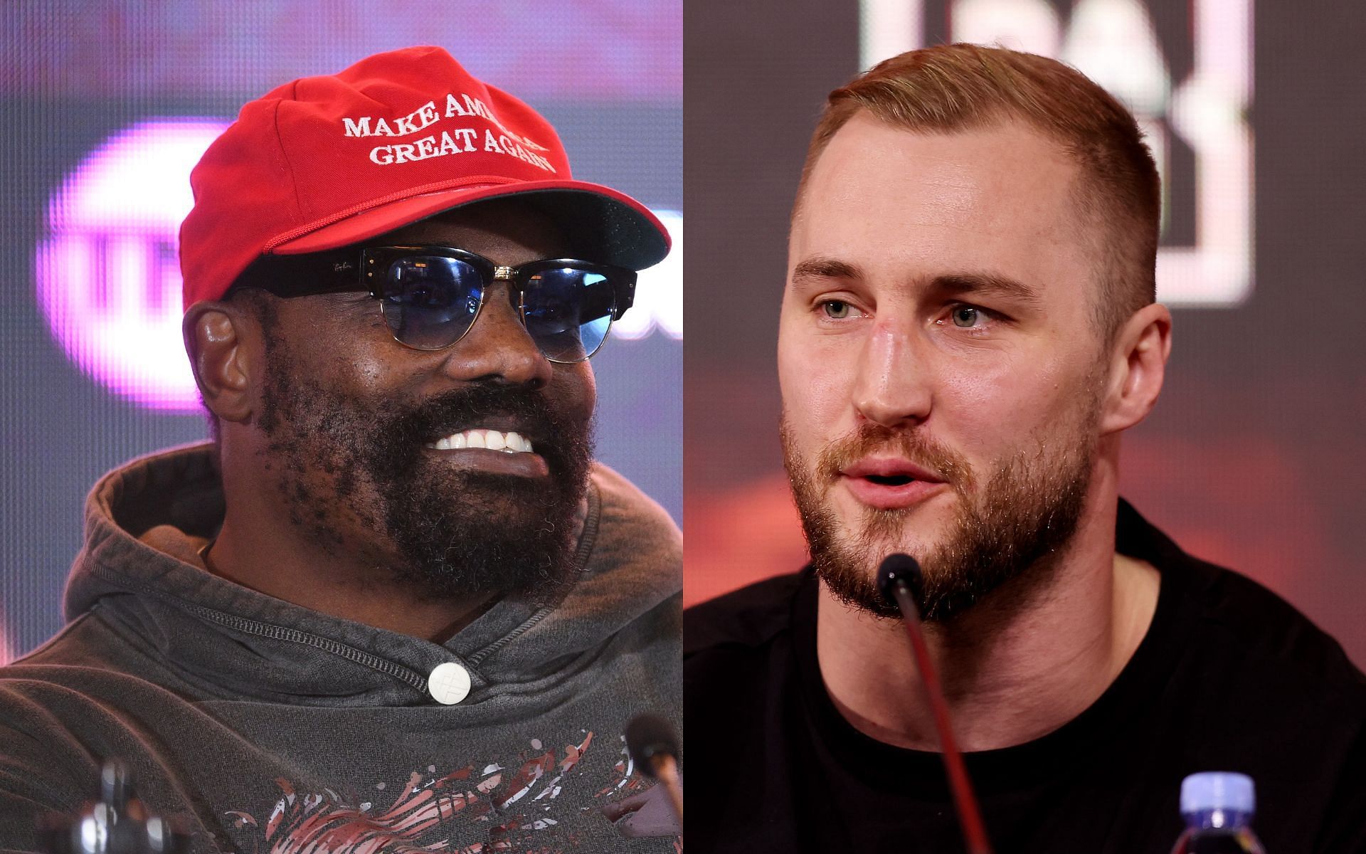 Derek Chisora (left) will face Otto Wallin (right) in a heavyweight professional boxing match in Manchester this Saturday [Images courtesy: Getty Images]